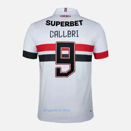 Fan dei giocatori di tuta da uomo Sao Paulo Soccer Chirts Nestor Luciano Ferreira L Gustavo Alisson Chiari James D Bobadilla Lucas Football Men Shirt per bambini Shirt XL