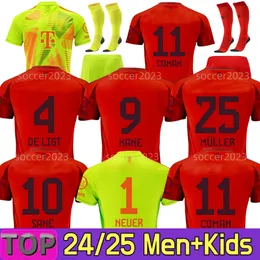 24 25 Kane Soccer Jerseys Sane 2023 2024 2025 Fotbollskjorta Musiala Goretzka Gnabry Bayerns München Camisa de Futebol Men Kids Kits Kimmich fans spelare