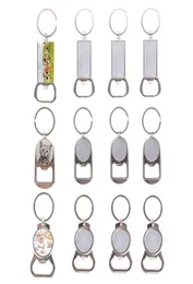 KeyChains 12pc Sublimation Blank Keychain Chiave di trasferimento di calore fai -da -te Rings6263671