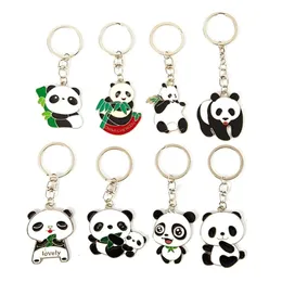 Anahtarlık Panda Partisi Anahtarları Karikatür Kolye Hediyesi Hediyesi