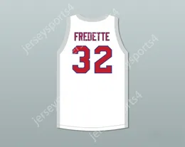 Custom Nay Mens Youth/Kids Jimmer Fredette 32 Shanghai Sharks Alternate White Basketball Jersey con CBA Patch Top Top S-6xl cucite S-6XL