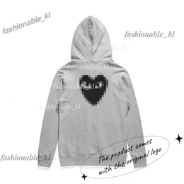 Sweatshirts Designer Men's Hoodies Com Des Garcons Play Sweatshirt Cdgs Multiheart Zip Up Hoodie Brand Black New Cdgs Hoodie Heart Clothing 368