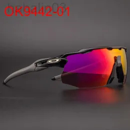 Desginer Oaklies Okulary przeciwsłoneczne OJI 9442 OUN SUNGASSESS Rowerowe okulary sportowe biegowe na zewnątrz alpinistyki z ramą krótkowzroczności