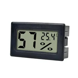 Mini Digital LCD inomhus Bekväm temperatursensorfuktighetsmätare Termometer Hygrometermätare