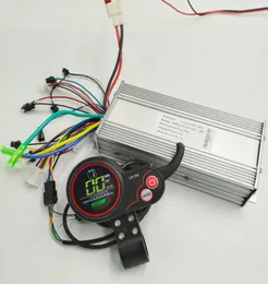 Wyświetlacz LCD LH100 White w kolorze Screen SHIFTER BLDC Kontroler 24V36V48V60V800W 1000W dla akcesoriów rowerowych elektrycznych MTB DIY3776151