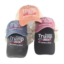 UPS 2024 Дональд Трамп Hats USA Baseball Breshable Caps Держите Америку Great Snapback President Quick Dry Hat 3D вышивка z 5.8