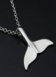 Whale Alloy Whale Tail Pendant Symbol Orcinus Orca Beluga Marine Moby Dick Killer Lucky Fluke Necklace2929560