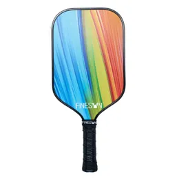 Finesun Pickleball Paddle 3D Contrasting Color Design for Amateur Beginner Practice USAPA Approved Glass Fibre Pickleball Racket 240507