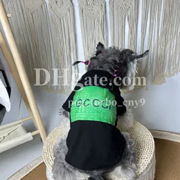 Yaz Pet Köpek Tişört Tasarımcı Mektubu Kısa Kollu Gömlek Fransız Buldog Schnauzer Papillon Marka Pet Kedi Köpek Pamuk Gömlek