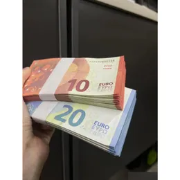 Другие праздничные вечеринки поставляют фальшивые деньги банкнот 10 50 50 100 200 500 евро реалистичные игрушечные бор