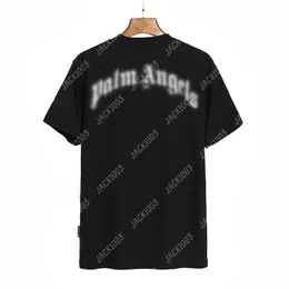 Palm Pa 24SSs Sommerbriefdruck pleite geköpfte Liebesbär Logo T -Shirt Freund Geschenk Lose übergroßer Hip Hop Unisex Kurzarm Liebhaber Stil Tees Engel 2151 GCD