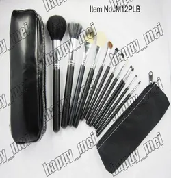 Factory Direct DHL Neue Make -up -Pinsel 12 Stück Pinselsetsleder -Beutel mit nummeriert8885362945