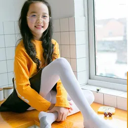 Женские носки с твердым цветом Dance Kids Hosiery Antiplip Leggings Дети девочки-трусики колготки в корейском стиле чулки