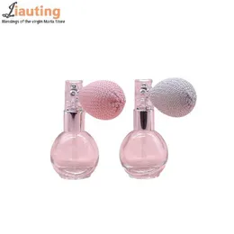 Fragrance 15 ml Portable Crystal Glass Parfymflaska med Airbag Atomizer Tom Cosmetics Container Mini Refillable Spray Bottle Y240503