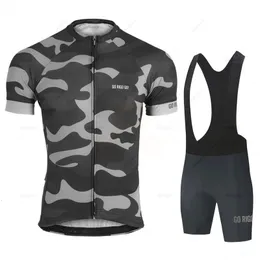 Go Rigo Go Team Summer Bike Shipting Jersey Set Mtb Sport Cycling Clothing Bicycle Maillot Ropa Ciclismo Hombre Kit 240508