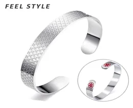 Personalidade Cruz Pattern Alert Id Bracelet Silver Black Color Stainless Steel for Men Bangle2080876