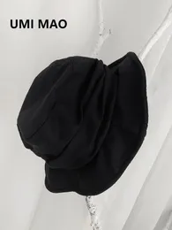 Umi Mao Yamamoto Wind Dark Black Black Giapponese Fisherman Hat da uomo Fallo Design Hat Hata Harajuku Y2K Fembe Hombre Gothic 240508