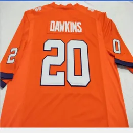 Menina de jovens personalizados Clemson Tigers Brian Dawkins #20 Jersey de futebol Size S-5xl ou personalizado qualquer nome ou número Jersey 2520