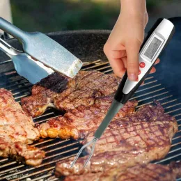Mätare trådlöst digitalt kök mat matlagning bbq kött nötkött kalkon biff grillgaffel sond termometer med temperaturalarm