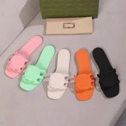 Designer Sandals Slipisti vintage di lusso per acqua per le pavimenti per il tempo libero per le pavimenti a fondo piatto di gelatine di gelatine 35-41