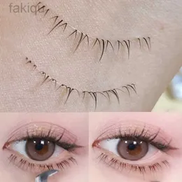 False Eyelashes 5 pairs of natural lower eyelash makeup soft handmade transparent thin band lower false eyelash strips DIY eyelash extension beauty tool d240508