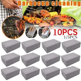 Izgara 120pcs Barbekü Izgara Temizlik Fırça Tuğla Blok Barbekü Temizlik Taş Pomza Tuğlası Barbekü Rafı Açık Mutfak Barbekü Araçları