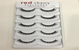 makeup Red Cherry False eyelashes 5 pairspack 8 Styles Natural Long Professional makeup Big eyes High Quality DHL 3230553