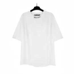 Palm 24SS Summer Letter Printing Bubble Logo T Shirt Boyfriend Gift Loose Oversized Hip Hop Unisex Short Sleeve Lovers Style Tees Angels 2206 SQA