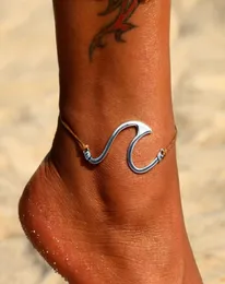 FAMSHIN 2019 BOHEMIAN WAVE Starfish Pendant Anklets for Women Stone Stone Beads Shell Anklet Bracelets on the Leg Handmade Jewelry T20071043469