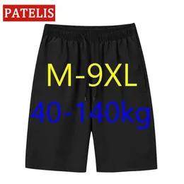 M10XL män shorts plus size casual sommarbyxor Gym Pantalones Cortos Hombre Big Clothing 240422