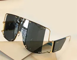 10040 neue Mode Sonnenbrille mit UV -Schutz für Männer und Frauen Vintage Square Metal Integrated Rahmen Beliebtes Top -Qualität CO3 W3830931