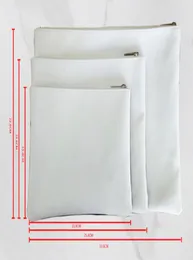 150 pieces Blank Canvas Makeup bag heat press print Sublimation Pencil bag other Printer Supplies9873411