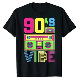 Frauen T-Shirt 90s Vibe 90-Stil Mode 90 Themenkleidung 90er Kleidung Lustige T-Shirt Womens Mode Kurzarm Topl2405