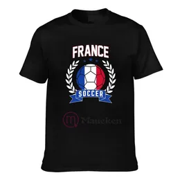 Frankrike Soccer T Shirts Country Men Women Football T-Shirt Hip Hop Jersey Topps Cotton Tees 240425