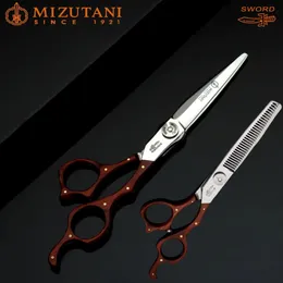 Mizutanivg10 Barber Scissors Hair Cutting Tools Professional Texture Thinning Shears Salon 66165 240506