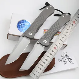 Chris Reeve Umnumzaan 25th Flipper Folding KIFE S35VN Blade Titanium Hands CR CACCILE OUTDOOR CACCOLA TATTICALE CASCIO TATTICHI COLLI STRUMENTI EDC