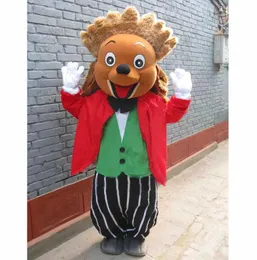 2024 Caratteri Hedgehog Mascot Costumi Hallowen Stage Performance Activity Promozione Abito di Natale in costume