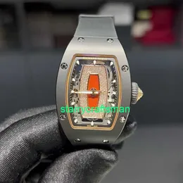RM Luxury Uhren Mechanical Watch Mills Watch Women's Serie RM07-03 Frauen Uhr Automatische Mechanik Uhr Schweizer weltberühmte Uhr Stqo