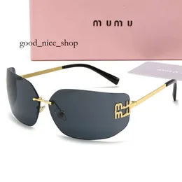 Mui Mui Top Designer Sunglasses女性特大の豪華なメンズサングラスラディーデザイナーMui Mui Sunglasses Sun Glasses 7 Color Optional Sonnenbrillen 3797