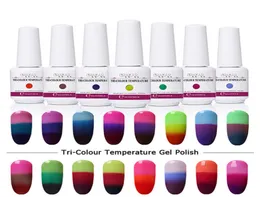8 ml zmieniający się żel kolor kameleon Poliska do paznokci zanurzona kolor żelu UV zmieniono według różnicy temperatury idealne dopasowanie nastroju Reacti6977165