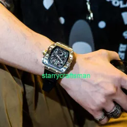 RM Luxury Watches Mechanical Watch Mills Johnson Watch Mens Mensical Xenon Gas Mens Wormhole Concept Mens Mechanical Watch Tritium Gas Watch Black Ros Stcu