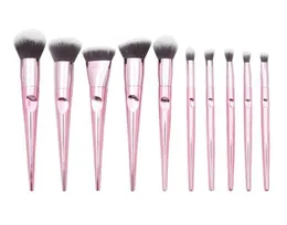 10 PCs Munagem e Wild Series Makeup Brush Hand Phole Pincel Set Ferramentas de beleza Brushes Foundation Multifunction Set8230796