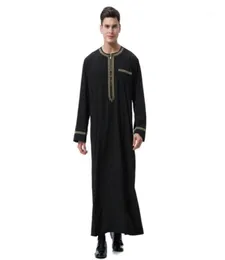 Shujin Muslim Men Abaya Jilbab Shird Robes Jubba Thobe Islamic Men039s Clothing Setseid Mubarak礼拝Middle12999616