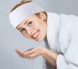 Clipes de cabelo Barrettes Bandas de cabeça de embrulho ajustáveis para mulheres maquiagem de beleza de beleza de meninas toalhas de salão de salão macio spa de salão -de -cabeça -facehai41377774