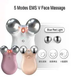 Home Beauty Instrument New EMS Gesichtsmassagebaste Elektrischer MICRO Strom Tiefe Strahlung Anti Wrinkle Skin Care Beauty Instrument Q240507