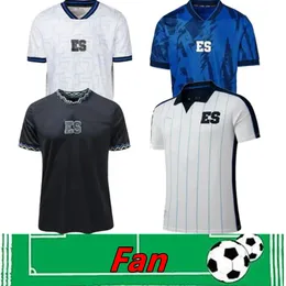 2024 El Salvador Soccer Jerseys 25 -årsjubileum Special 2023 23 24 25 Home Blue Away White National Teamsoccer Shirt Kort ärm Anpassad fotbollsuniform 999