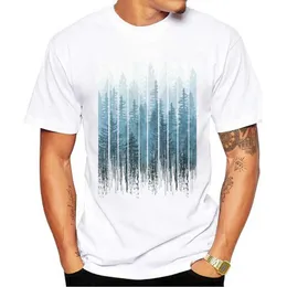 TS Teehub Новое прибытие 2019 Fashion Grunge Drippturquoise Mist Forest Print Mens Foot Fort