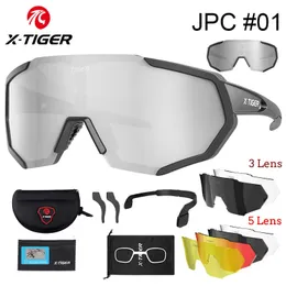 Xtiger Polarized Lins Cycling Glasses Road Bike Eyewear Pochromic солнцезащитные очки Sports Mtb горные велосипедные очки 240416