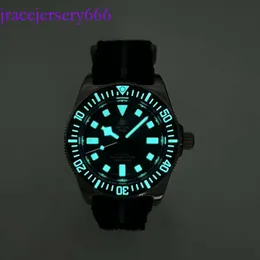 Tactical Frog Titanium Watch FX Diviving 42mm NH35 Movimento mecânico automático Sapphire BGW9 Luminous 200m Dive Men Wristwatchvvs