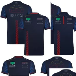 Motorcycle Apparel 2023 F1 Team Racing T-Shirt Forma 1 Sürücü Gömlekleri Tişörtler Motorsport Yeni Sezon Giyim Hayranları Üstler Mens Jersey Plu OTrnp